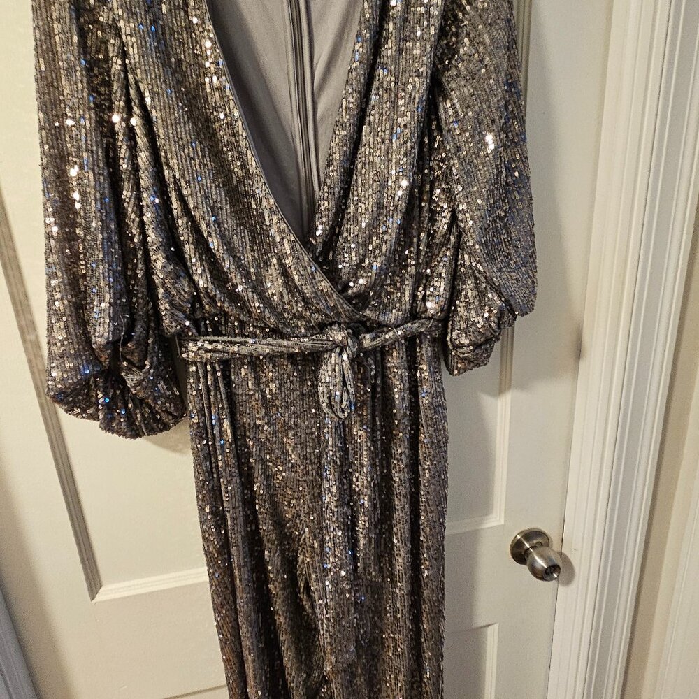 Sexy Slinky Sequined Jumpsuit